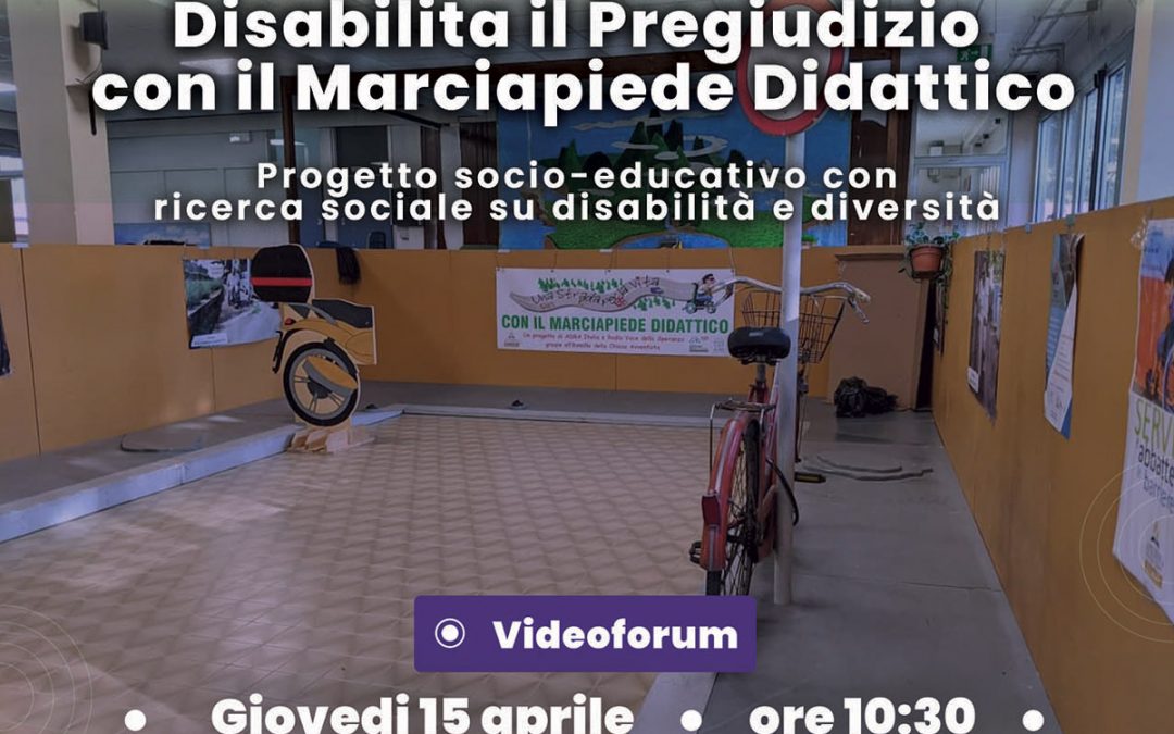 Disabilita il Pregiudizio con il Marciapiede Didattico